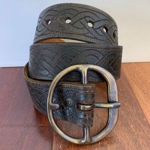 Old Stud Handmade Leather Belt.